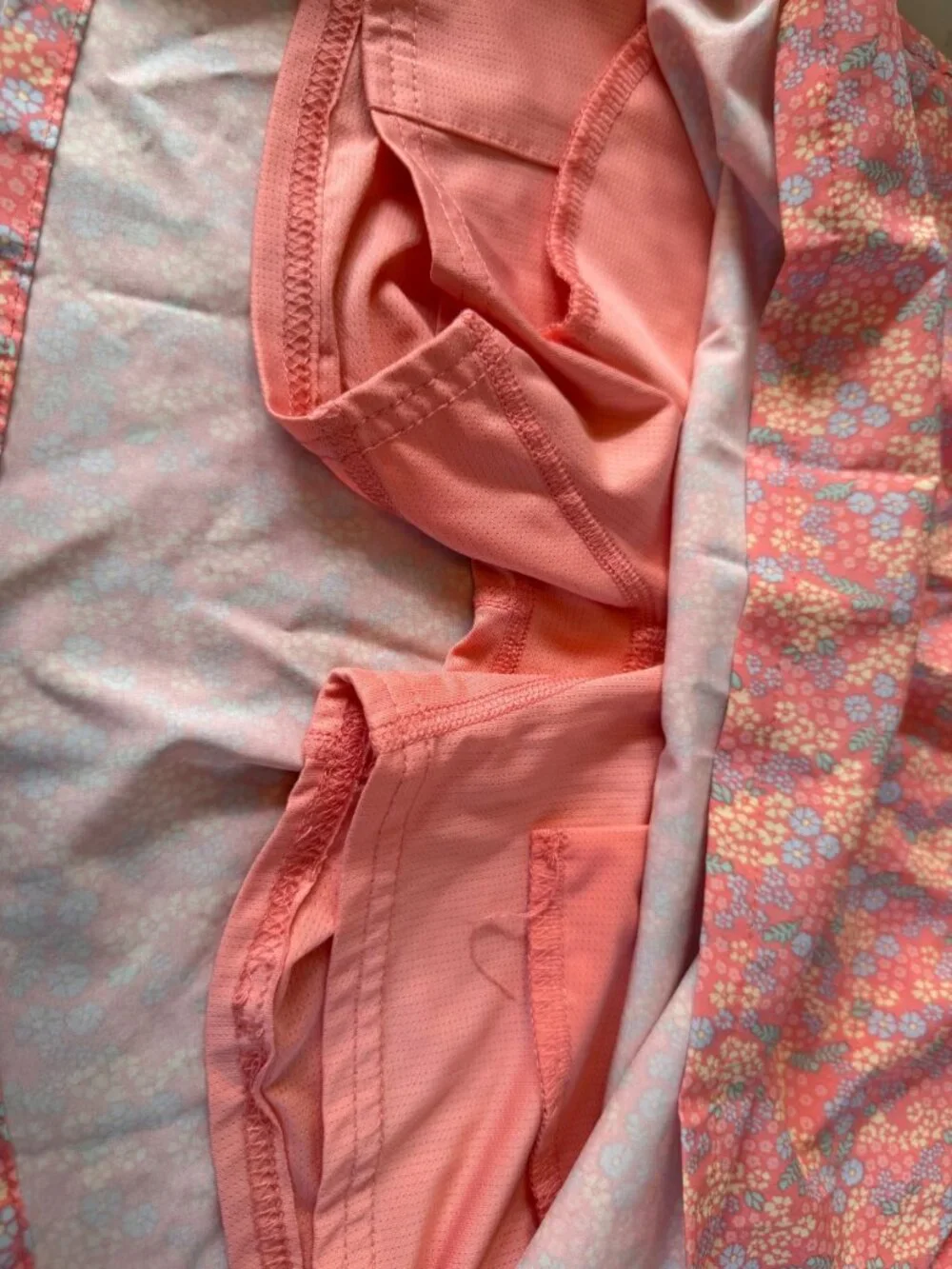 Girls Pink Floral Pacific Trail Sz MSkirted Shorts Elastic Waistband